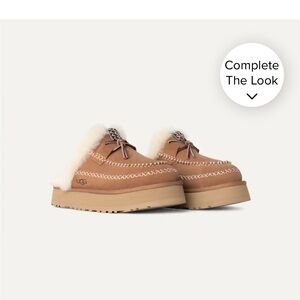 UGG Disquette Alpine Clogs in Chestnut Size 7, like-new condition!